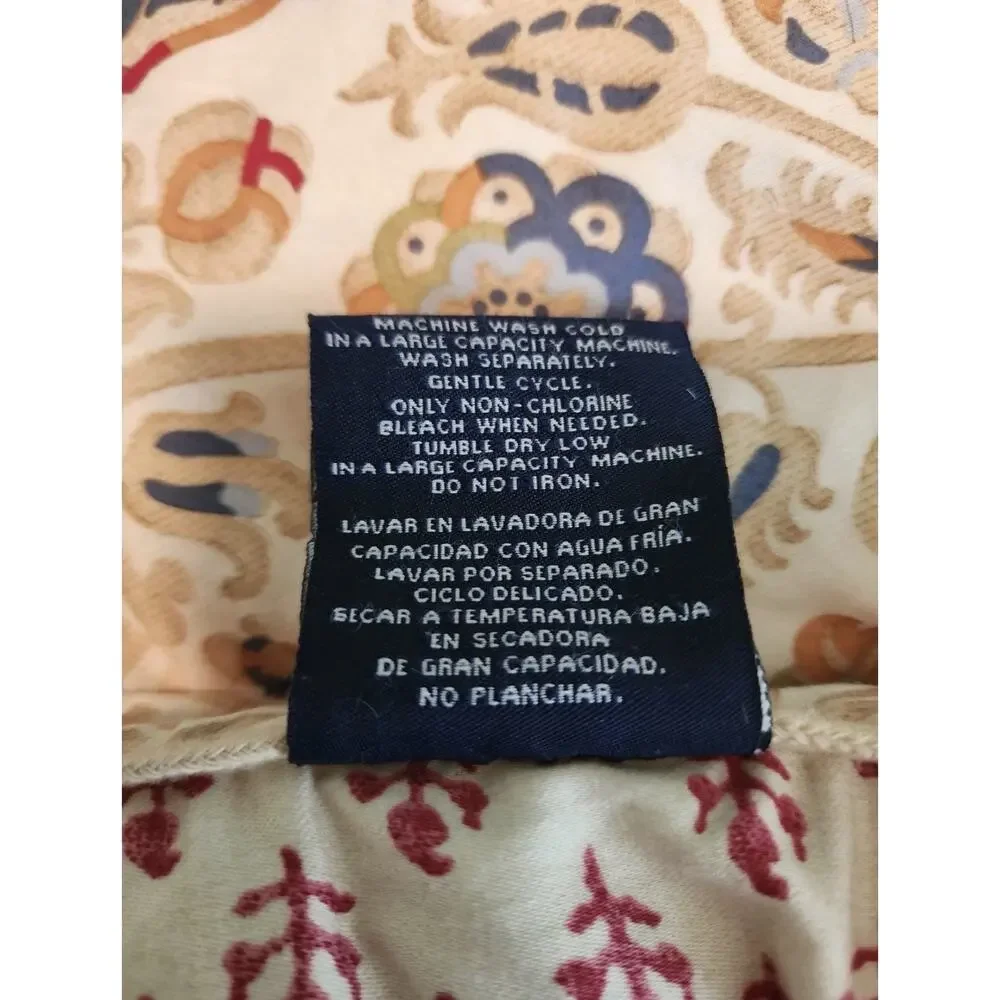 Chaps Ralph Lauren Marrakesh Casablanca King Comforter 90 X 108 100% Cotton